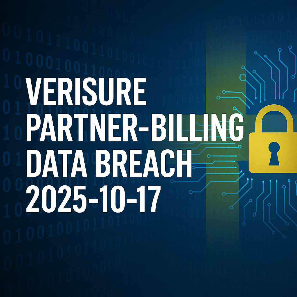 Verisure partner‑billing data breach — what happened